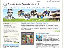 Tablet Screenshot of bharathschool.org